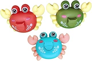 CIYODO 3 Pçs Inércia Caranguejo Banheira Da Criança Brinquedos De Banho Do Bebê Brinquedos Animais Da Criança Crianças Brinquedos De Banho Inércia Rastejando Brinquedos Da Criança
