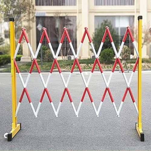 Barrière de sécurité mobile rétractable et extensible pour signalisation de chantier - 3
