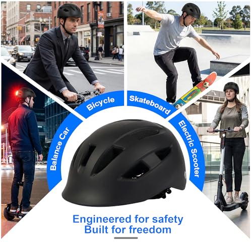 Bike Helmet Adult Men/Women/Youth-USB Rechargeable Rear