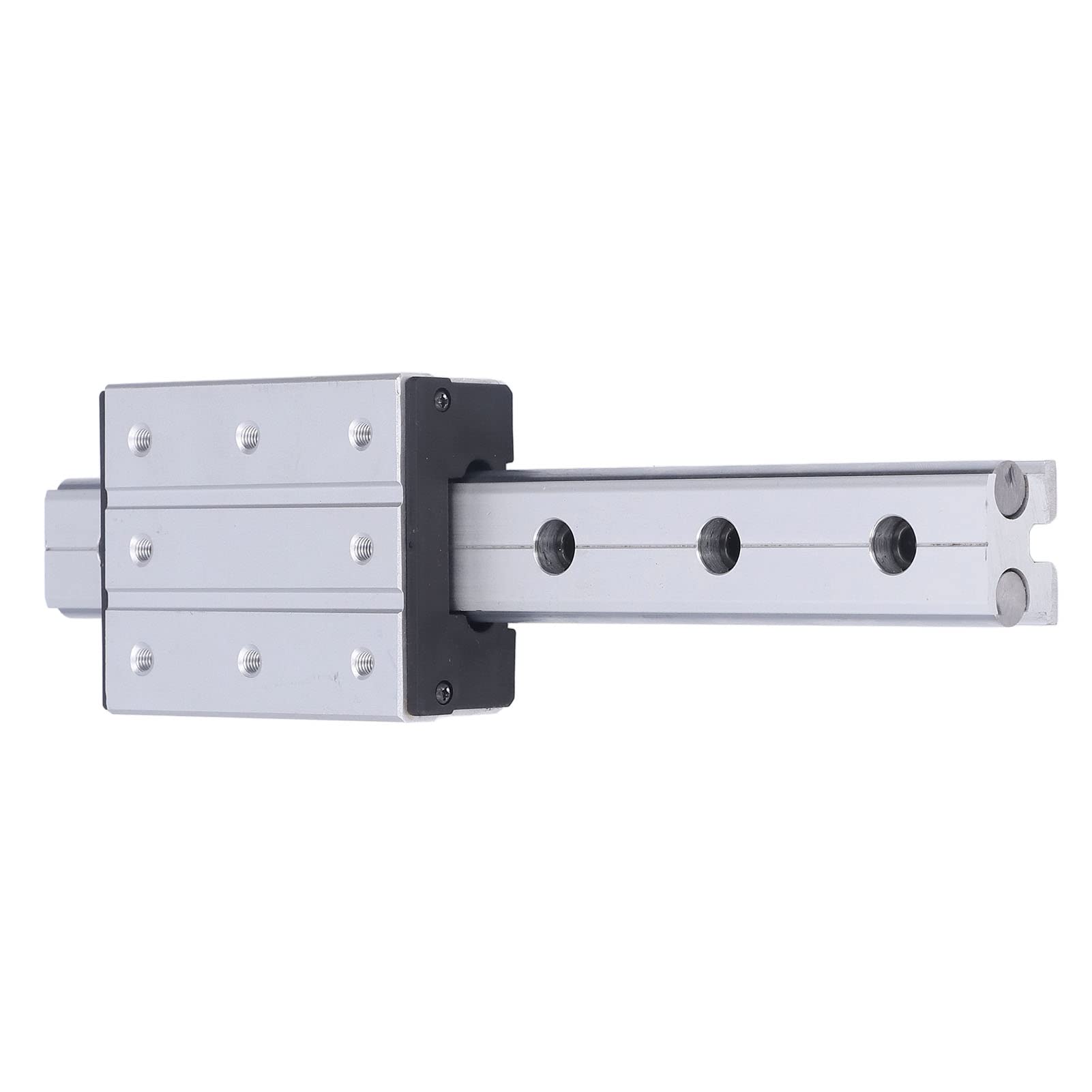 FTVOGUE Szyna Liniowa Metalowa Dwuosiowa Prowadnica Liniowa Blok ślizgowy 300 Mm z Otworem Montażowym dla Małego Urządzenia Ruchu Liniowego Router CNC Automatyka