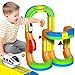 Electric Train Set for Kids, 69Pcs 3D Racing Track Set with Electric Train, Traffic Signs, STEM Train Toy Set for Boys and Girls Aged 3 4 5 6 7 8 9 10 Years Old Birthday
