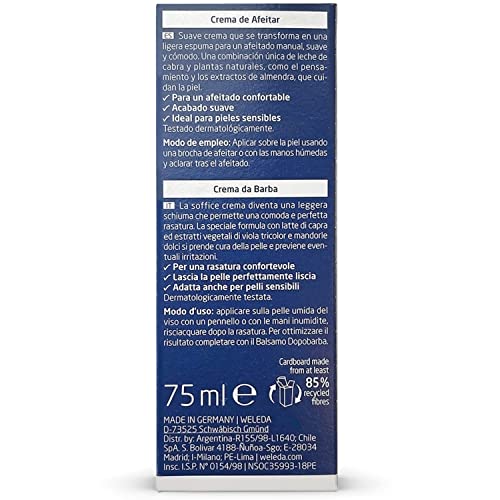 Weleda For Men Crema da Barba, prepara e protegge