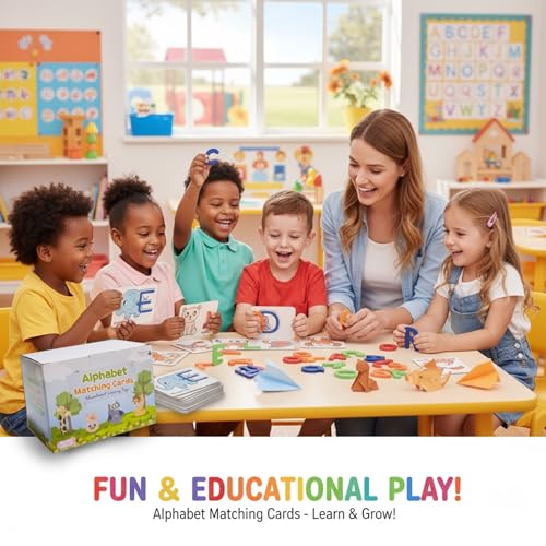 Alphabet Flash Cards for Kids Ages 3-8 – Number and Letter Flash Cards – Montessori Alphabet Puzzle & Matching Game – Letter Recognition for Kindergarten & Preschool Learning by Montessori Castle - Image 7