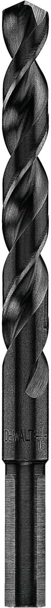 DEWALT DW1128 7/16-Inch Black Oxide 3/8-Inch Reduced Shank Split Point Twist Drill Bit