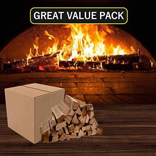 Old Potters Kiln Dried Mini Pizza Oven Cooking Logs~ 6 Inch Wood Logs for Grills and Smokers, Solo Stove Mesa XL Hickory~ 12 lbs, (790 Cubic Inches) by Old Potters - Image 6