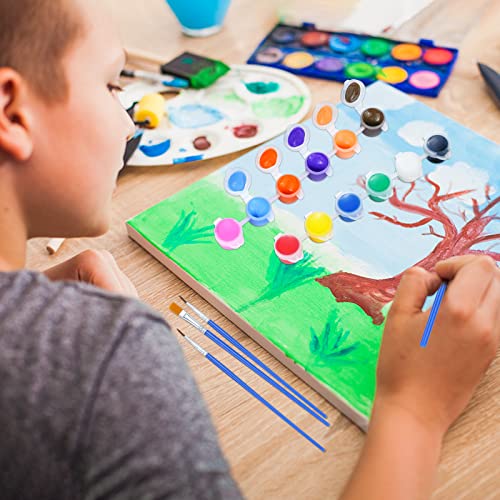 Rcybeo 15 Sets Acrylic Paint Set For Kids Washable Paint Set Acrylic Paint Sets Of 12 Colors,Arts And Crafts Classroom Painting Supplies（30 Brushes） #TOP5