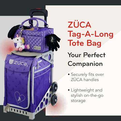 Bolso tote ZÜCA Tag-A-Long – Acolchado con interior espacioso, compatible con maleta rodante - Bolso de viaje estructurado miniatura 2