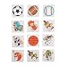 Fun Express Sports Tattoos (72 pieces) Party Favors, Youth Sports & Activities