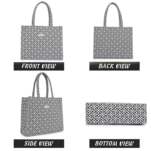 Image of Office Bag Stylish Bags for Use Laptop Bag Stylish Tote for Office Use Purse for Women Vegan Leather Handbag Daily & Travel Use