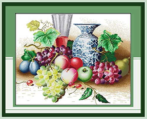 Peinture au diamant 5D fruits de Chine kit anti-stress pour retrouver le calme