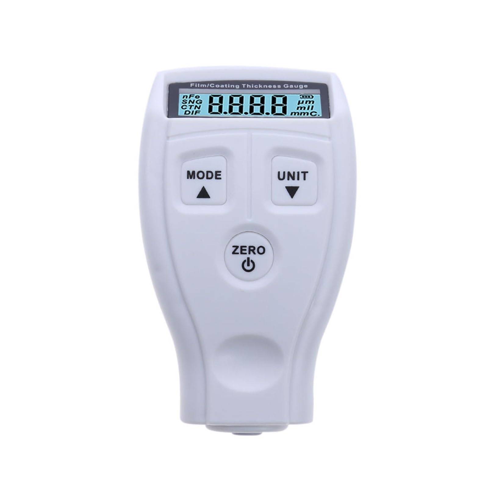 LNHHG Paint Thickness Gauge, Digital Car Paint Thickness Gauge Portable Film Coating Meter Automatic Automotive Measuring Tool(Bianco)