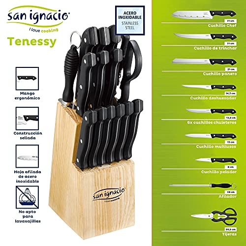 San-Ignacio-Juego-de-cuchillos-15-piezas-cuchillos-en-acero-inoxidable-y-tacoma-de-madera-SG-4158