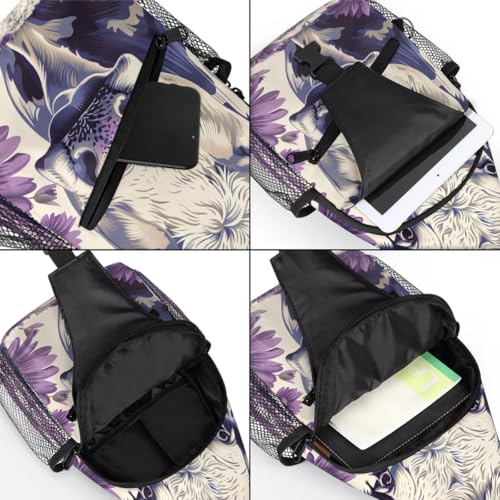 Bolso Sling Unisex para Viaje y Senderismo 7.9 x 3.5 x 14.2 in miniatura 5