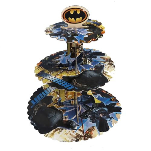 Supporto per torte in cartone a 3 livelli, supporto per cupcake, supporto per dolci, supporto per muffin, supporto per cupcake per feste nuziali e compleanni,...