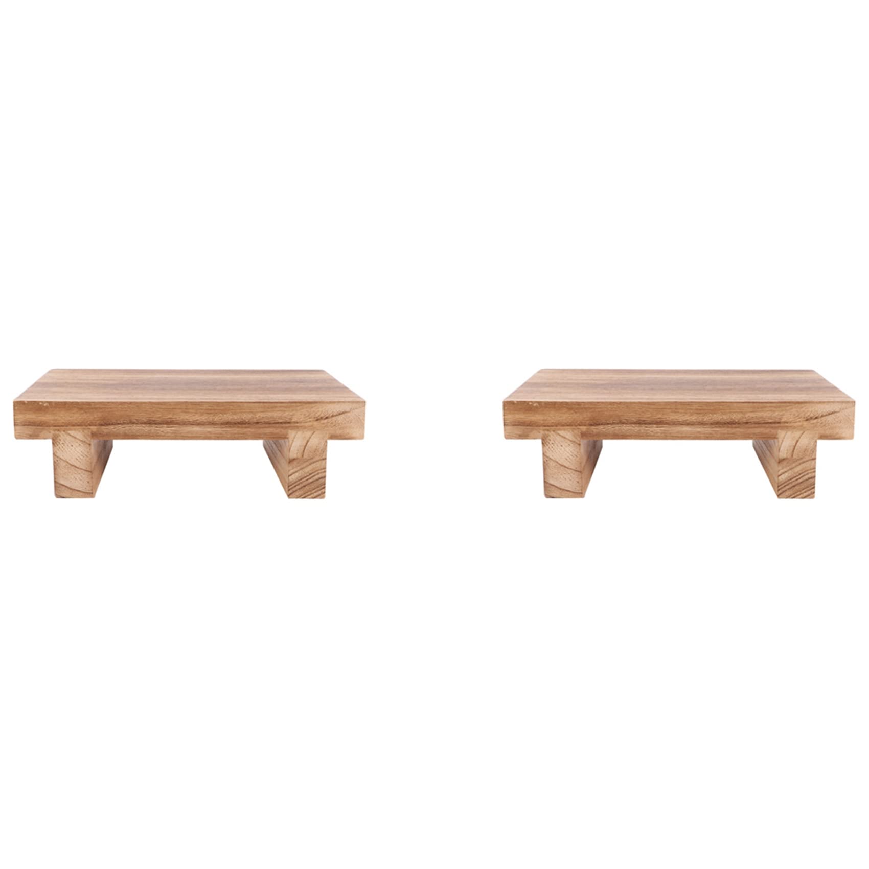 Hndhbfgrt 2X Wooden Step Stool for Adults, Bed Stool for High Beds, Kitchen, Bathroom, Closet, Great Wood Step Stool for Adults