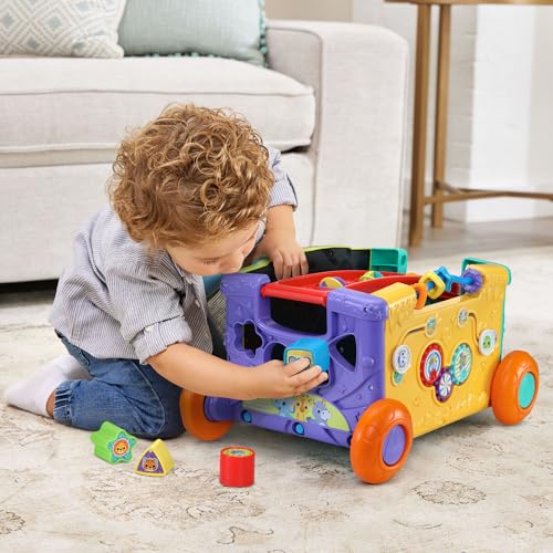 VTech Sort and Discover Activity Wagon for Toddlers, Red - image 9
