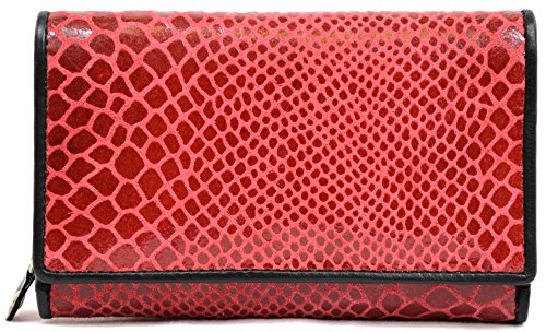 Bushga - Monedero de piel de serpiente para mujer y mujer Cover