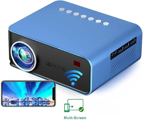 Miniatura 2 de Mini proyector T4 de 3600 lúmenes, compatible con proyector LED completo de 1080P, pantalla grande, portátil, cine en casa, proyector de video