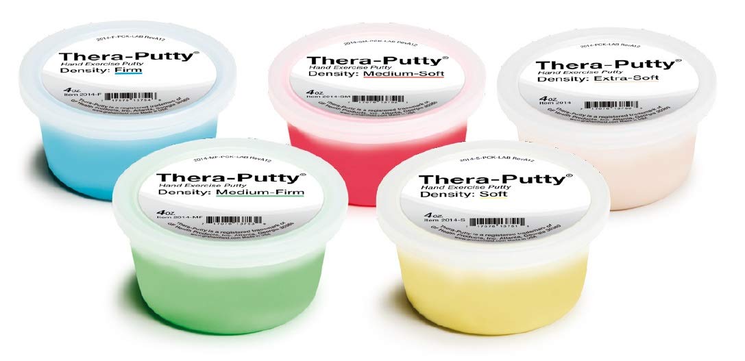 Lumex Thera-Putty for Exercise and Hand Therapy, Soft, Yellow, 4 oz, 2014-S: Industrial & Scientific