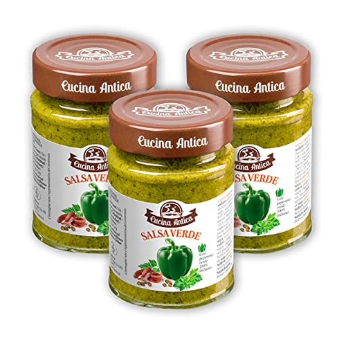 Cucina Antica - Sauce Verte - 3 Pots de 190 g Cover