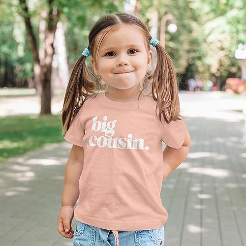 Image of Bold Big Cousin T-Shirts for Girls and Boys Fun Family Outfits