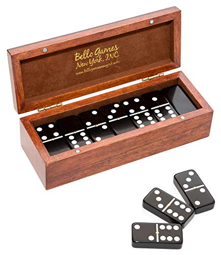 Juego de Domino Profesional Doble Seis Jumbo en Caja de Madera miniatura 2