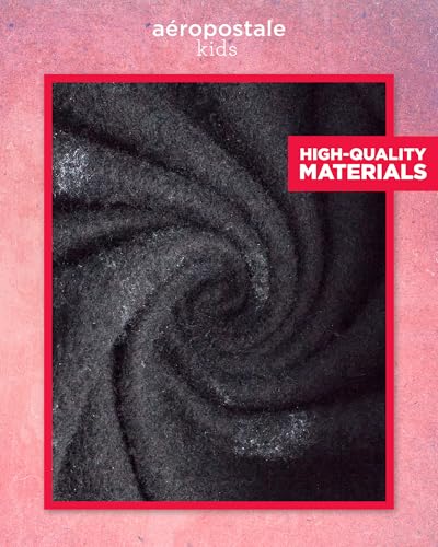 AEROPOSTALE Girls Sweat Suit Set - 2 Piece Soft Fleece Pullover Graphic Crewneck Sweatshirt and Jogger Pants for Girls (7-16)4