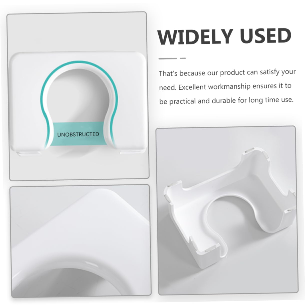 Healeved Toilet Stool Household Stool Anti-Slip Bathroom Chair Comfortable Seat Suitable for Ages