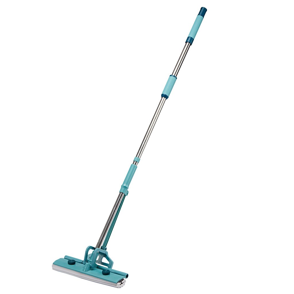 Masthome Balai éponge Absorbant avec Essorage, Serpillère avec Manche Long de 130 CM, 3