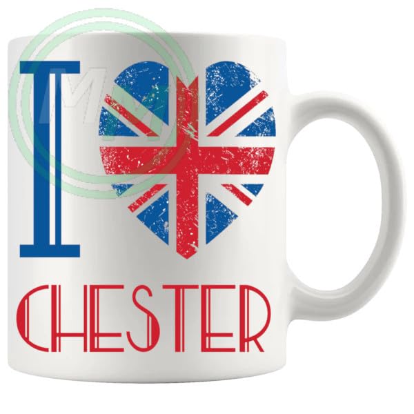 I Love Chester Mug Christmas Birthday Mothersday Fathersday Funny Novelty Handmade Gift