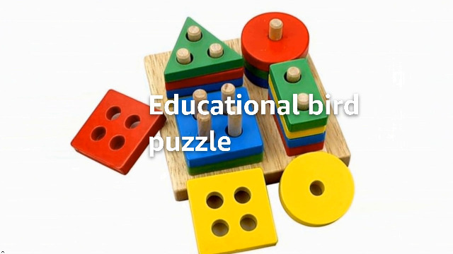 Litewoo Bird Training Toys Educational Foraging Toys Parrot Puzzle Toy Color and Shape Training Wooden Block Toy for Parakeet Cockatiel Finch African Grey Conure Lovebird - image 8