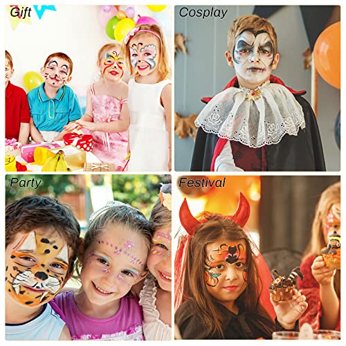 Vesaneae 24 Colori Truccabimbi Kit,Trucchi per