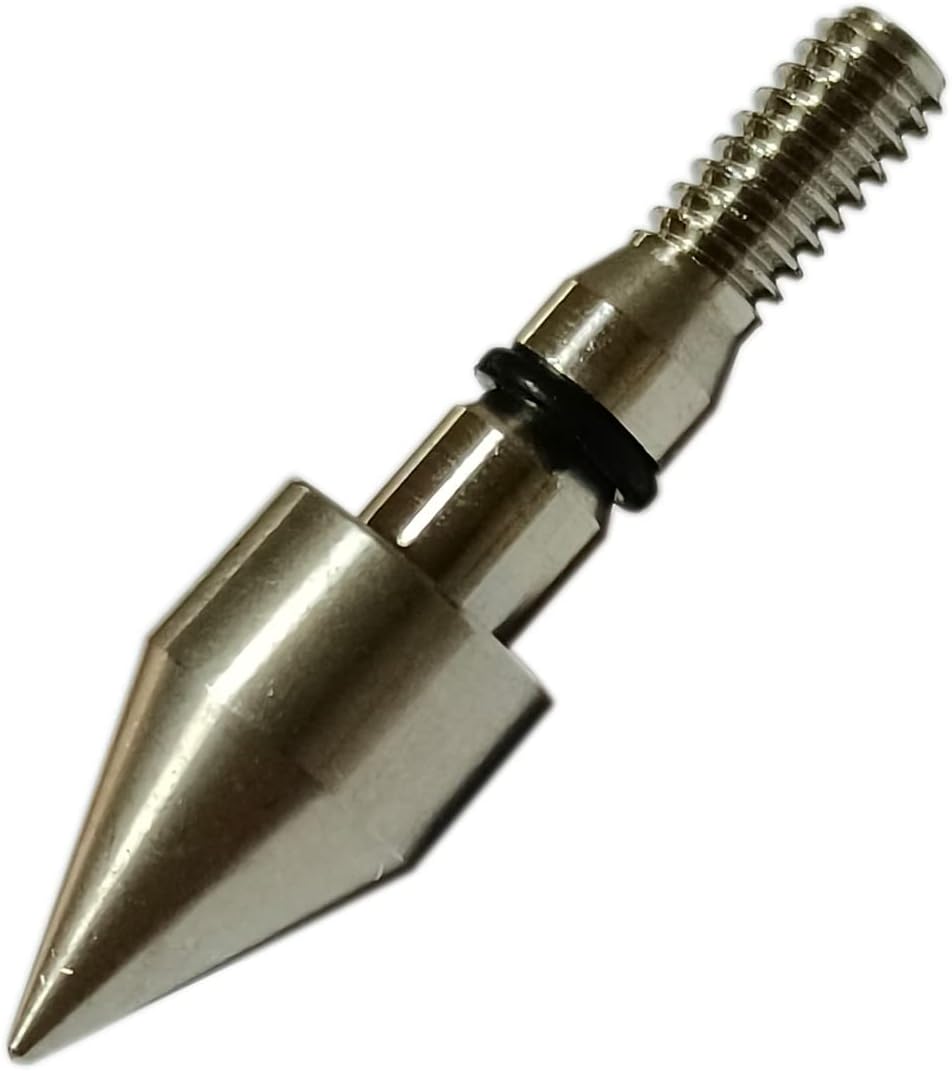 100 Grain Stainless Steel Archery Field Points Arrow Bullet pionts with Arrow Pedesta for Target Practice (12 Pack) by Yeseje