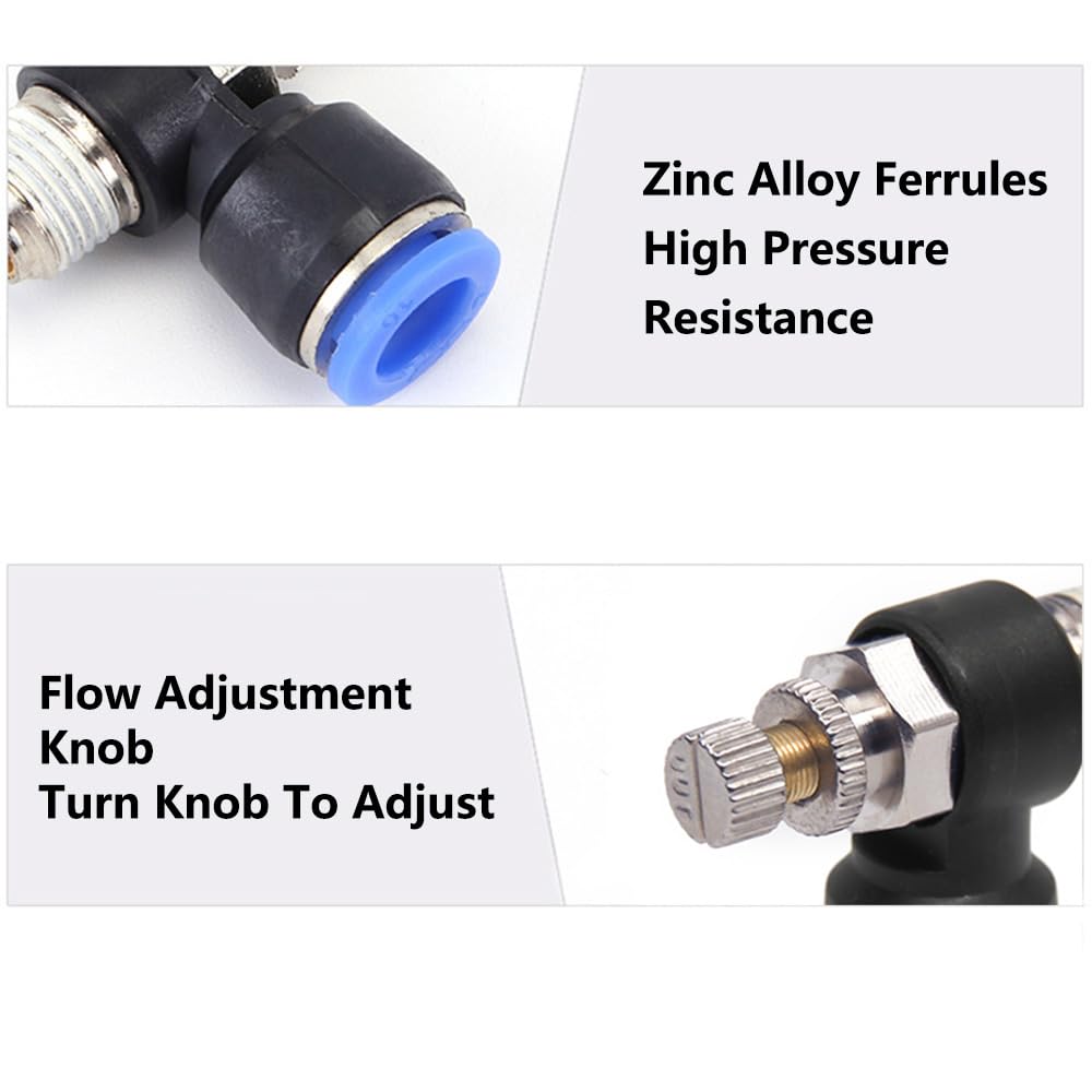 20 Valvole Controllo Aria M5 | Per Tubi Ø4mm | Connettori Pneumatici Rapid - Foto 10