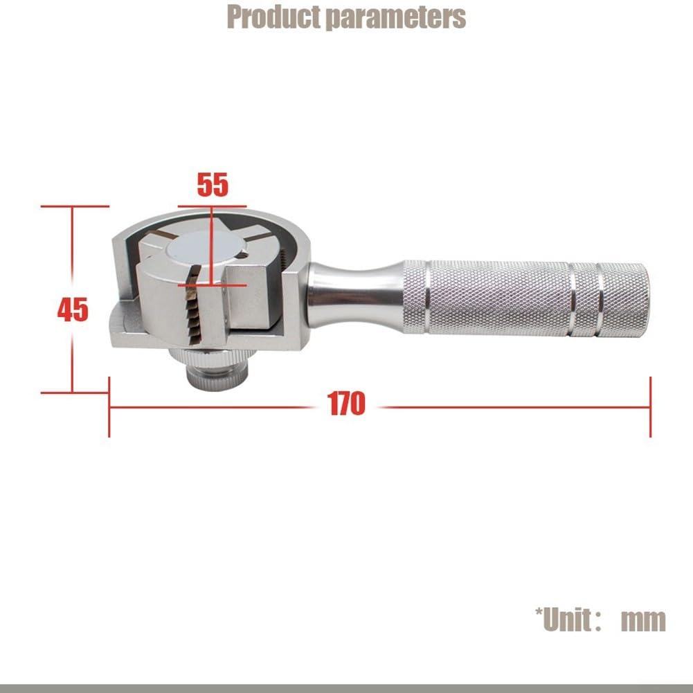 Kit de comprobador de adherencia giratorio 3 en 1 con cuchillas de 1 mm/2 mm para revestimientos, incluye mango, cinta, cepillo y lupa en estuche