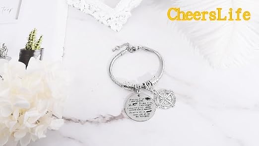 Cheerslife Bracciale In Pietra Naturale Regalo Per Maestra - Idea Regalo Personalizzata Per Insegnante Con Messaggio 'Grazie Maestra' - 2