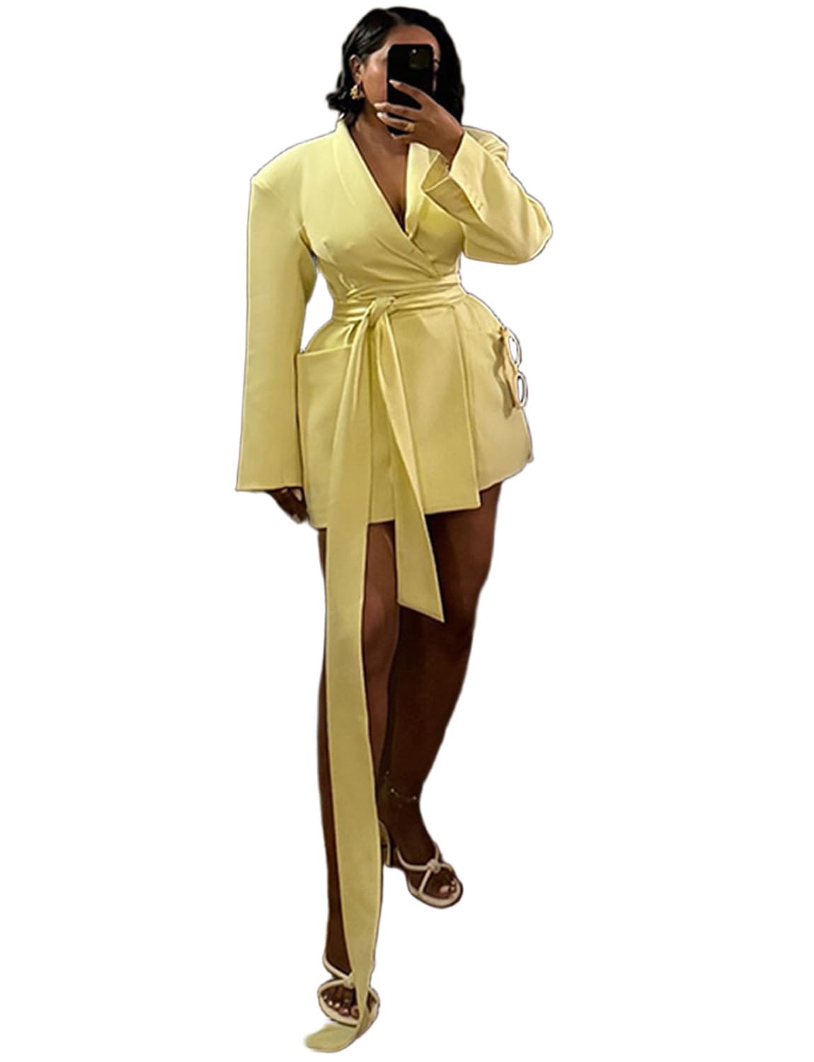 Womens Casual Tuxedos Blazer Shawl Lapel Suit Jacket Formal Party Prom