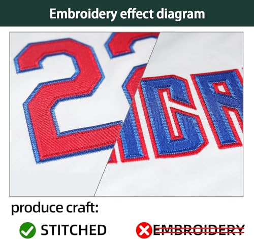 Custom Baseball Jersey Personalized Printed with Their own Name and Number Men/Women/Youth miniatura 5
