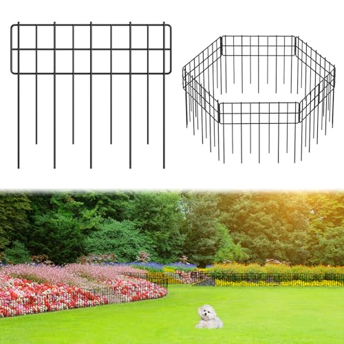 Decorative Fence Panel, 12.99'*11.97' No Dig Fences...