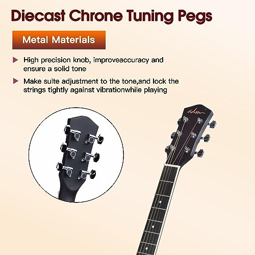 Adm ACOUSTIC-PARENT Dreadnought Acoustic Guitar Kit thumb #6