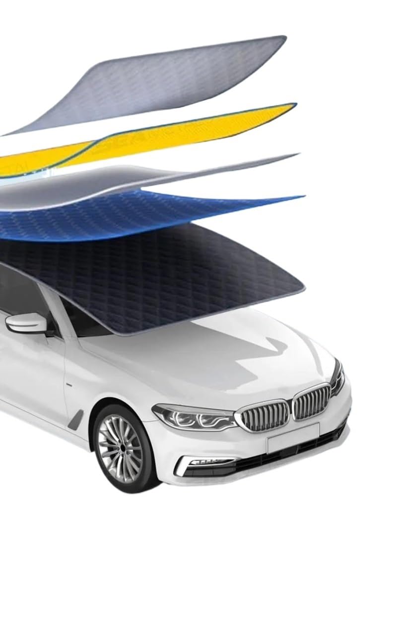 Housse de Protection pour Pare-Brise Couverture Neige Pare-Brise Voiture Couverture Pare-Brise Antigel Automobile Pare-Soleil Magnétique Fenêtre Avant Protection Épaisse Protection Pare Brise Hiver
