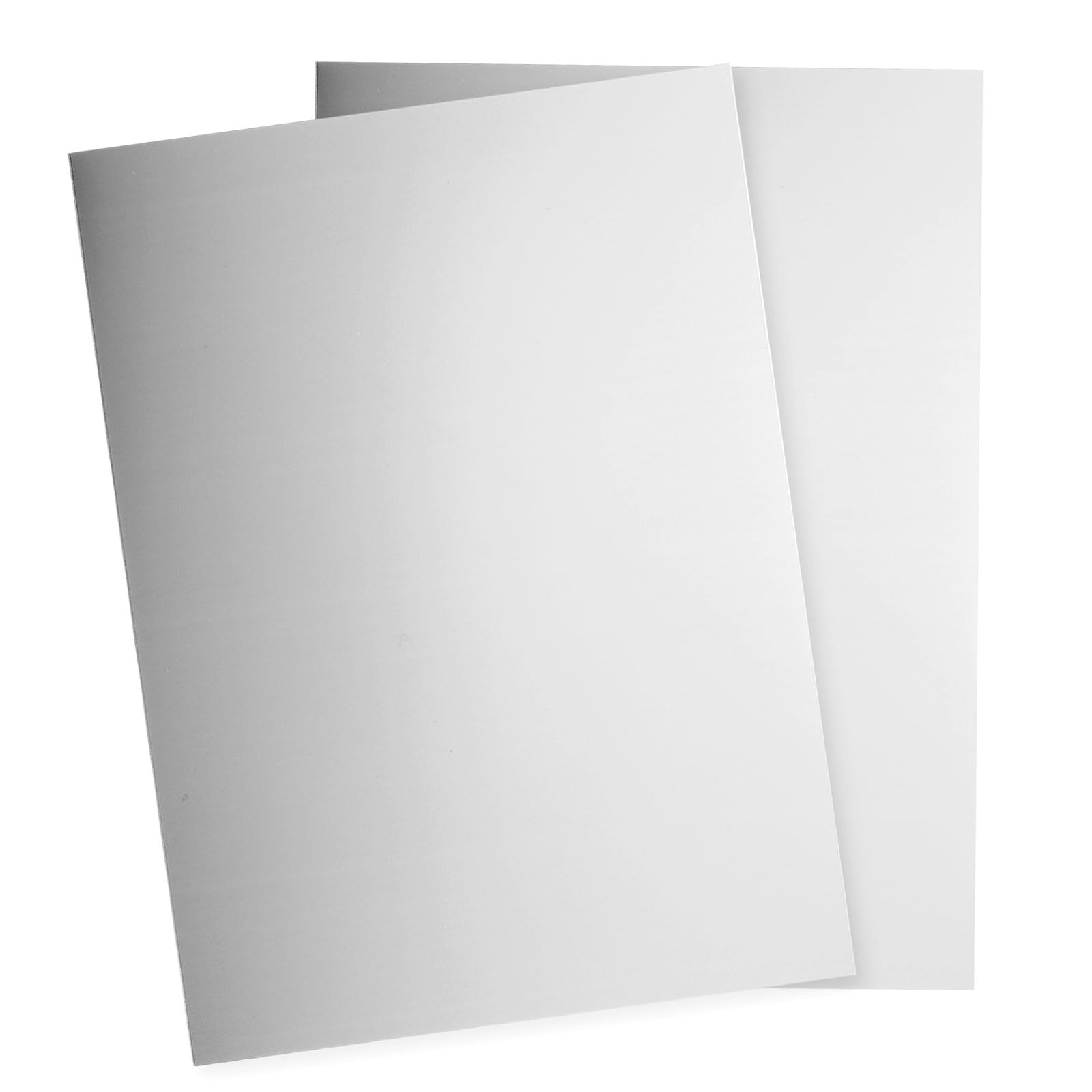 uxcell 2Pcs 304 Stainless Steel Sheet Plate, 6" x 4", 18 Gauge (1mm) Thickness, Stainless Steel Plate with Gloves for Crafting, Modelers, Jewelry,