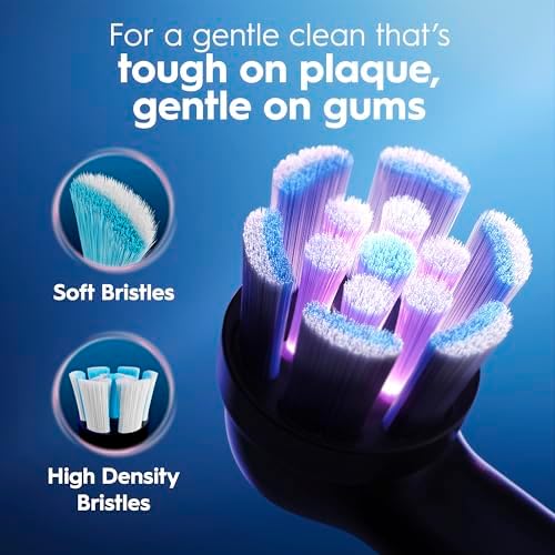 Oral-B iO2 Electric Toothbrush, for an Easy Switch to Electric, Night Black, Rechargeable Electric Toothbrushes, iO Series 2 Limited with 1 Power Toothbrush, 1 Brush Head, and 1 Travel Case — view 4