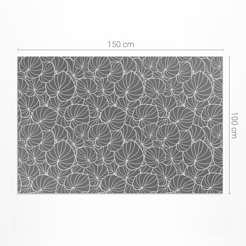 Tapis de jardin extérieur imperméable rectangle en PVC résistant 100x150