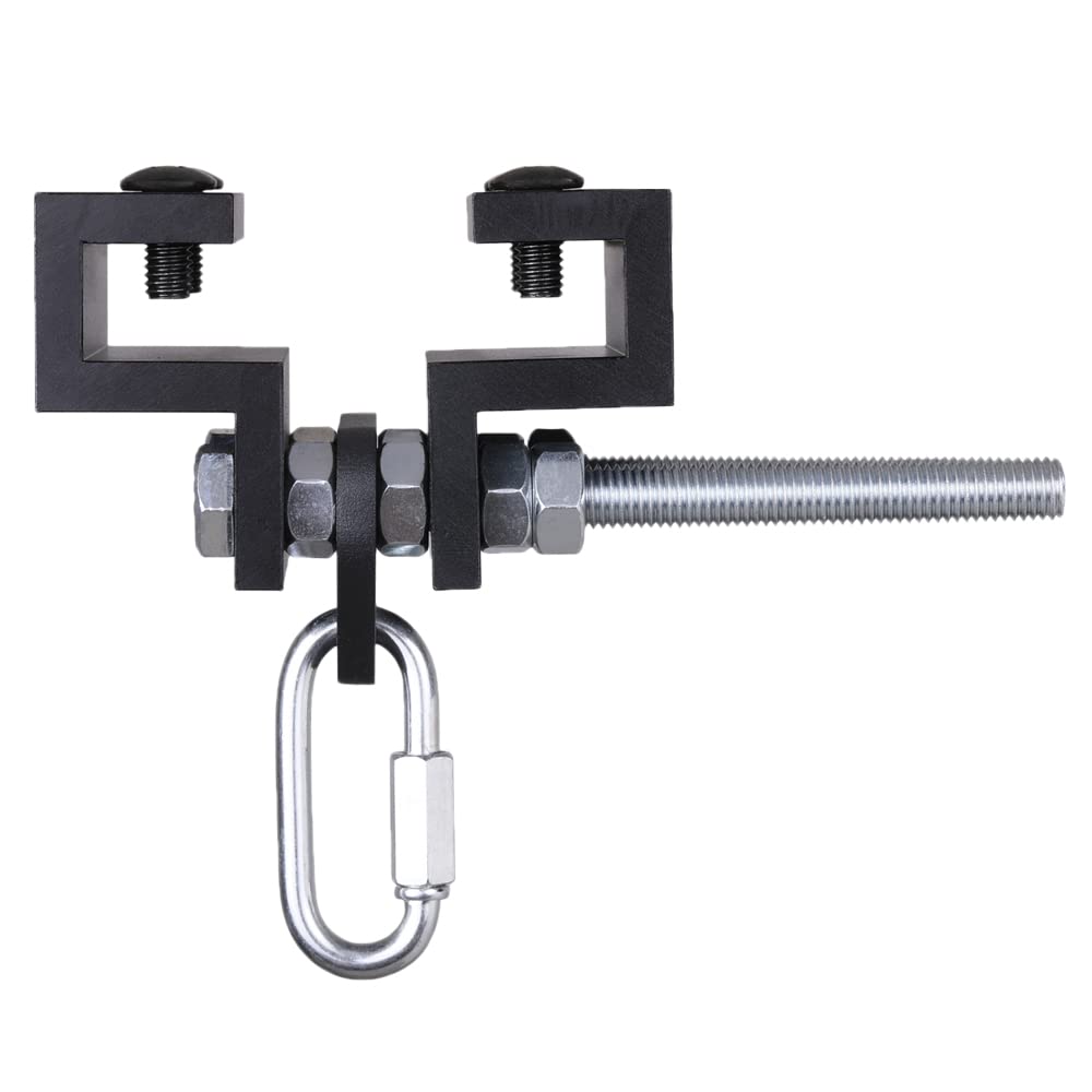 Heavy Duty I-Beam Clamp Hanger - 5600LB Capacity For Boxing Bags, MMA Gear, Gym Swings, Hammocks, & Trapeze