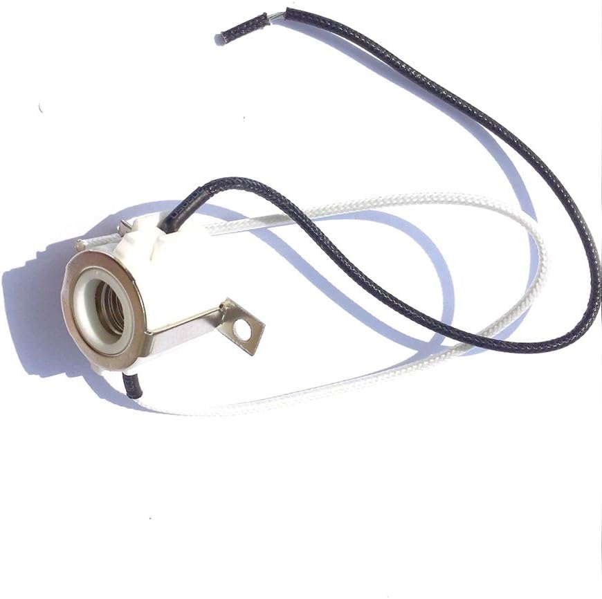 FINELED E11 MiniCandelabra Screw Ceramic Lampholder Socket,E11 Mini