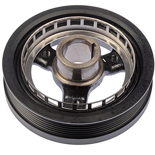 Bapmic 24504609 Harmonic Crankshaft Balancer Drive Belt Pulley Compatible with Chevrolet Chevy Buick Pontiac Oldsmobile