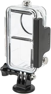 Câmera esportiva 45m tampa da carcaça, profissional à prova de poeira de alta transmitância de luz e resistência à queda de mergulho, carcaça protetora com parafuso para DJI Action 2