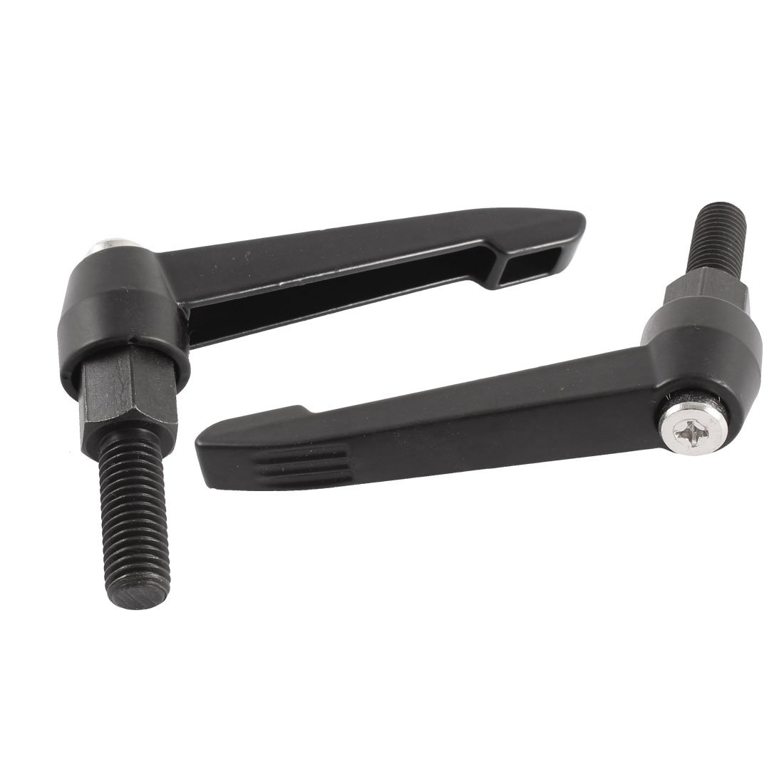 Aexit M12x30mm Thread Pressure Washer Parts & Accessories 95mm Long Lever Lathe Machinery Adjustable Clamping Nozzles Handle 2pcs