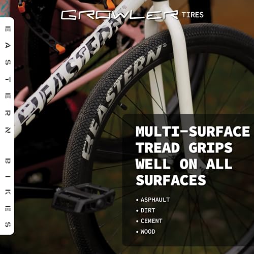 Growler Tire 26 x 2.125 Inch Tire Replacement Kits with or Without Inner Tubes. Includes Tools. Fits Bicycles with 26 x 1.75 or 26 x 2.125 Rim or Wheels. (Silver Logo, 2 Pack Without Tubes) - Thumbnail 4